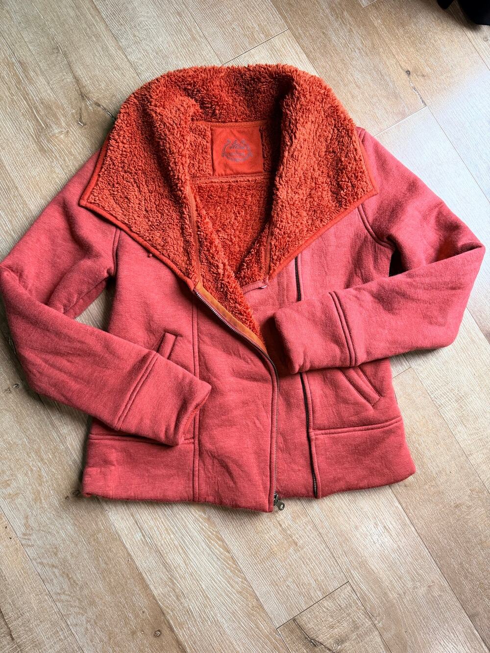 Prana grace sherpa lined moto jacket